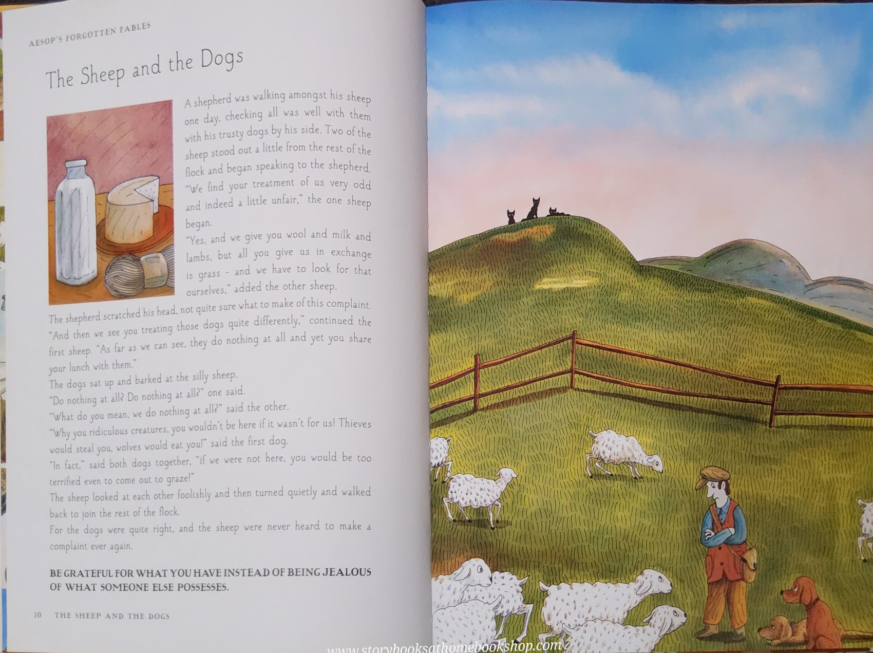 หนังสือนิทานปกแข็ง** 🍅🍓AESOP'S FORGOTTEN FABLES