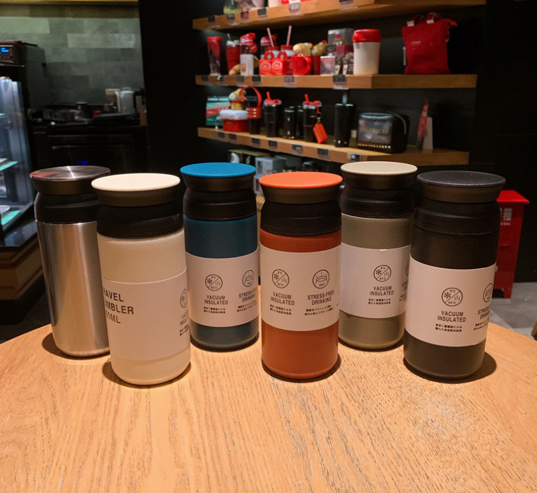 ขวดน้ำสแตนเลส Travel Tumblerทั้งน้ำร้อนและน้ำเย็น 480 ML