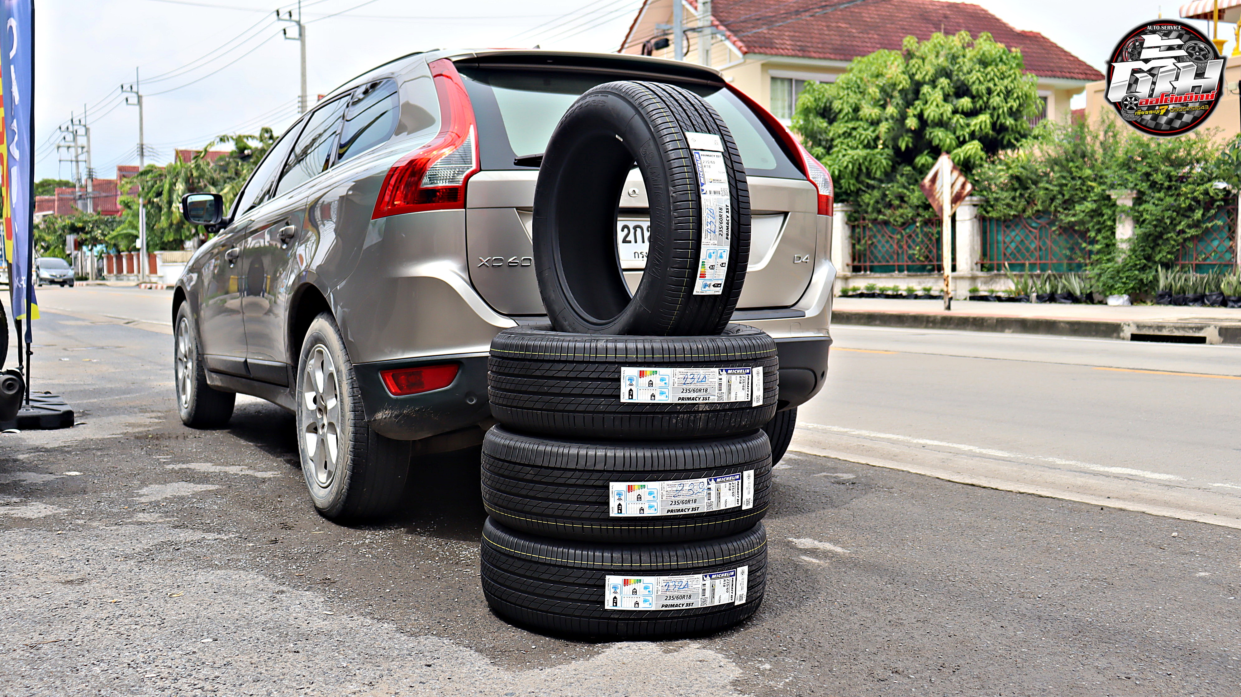 VOLVO XC 60 เปลี่ยนยาง MICHELIN PRIMACY 3 ST 235/60R18 103H