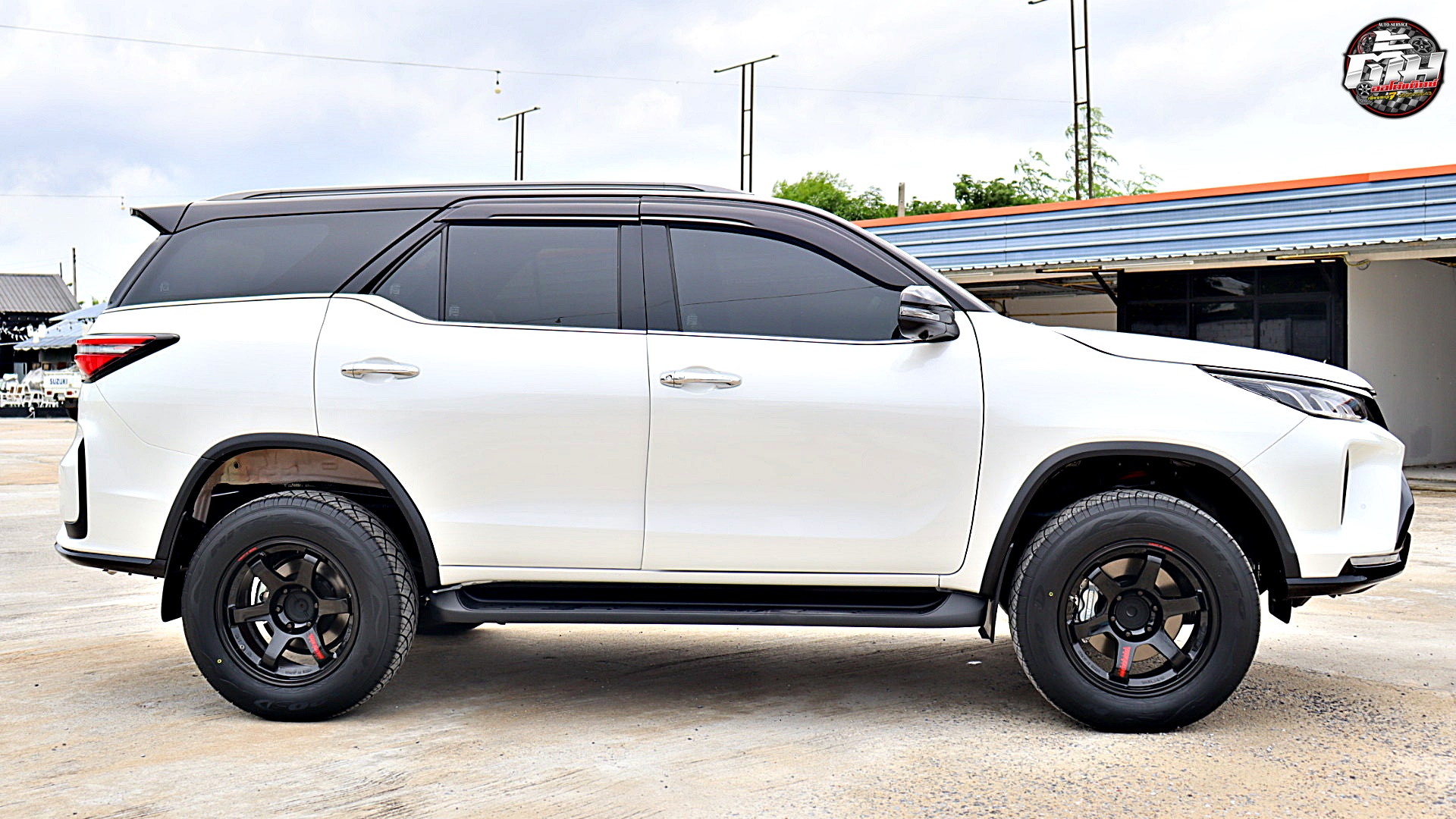 TOYOTA FORTUNER LEGENDER เปลี่ยนล้อยางโช็คอัพ ล้อTE37 Promax ขอบ18นิ้ว ยาง NITTO NT420SD 265/60R18 110V โช็ค PROFENDER MONOTUBE STD