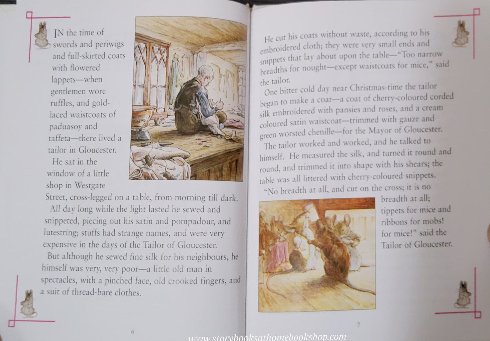 หนังสือนิทานปกแข็ง** 🍅🍓THE TAILOR OF GLOUCESTER BY BEATRIX POTTER