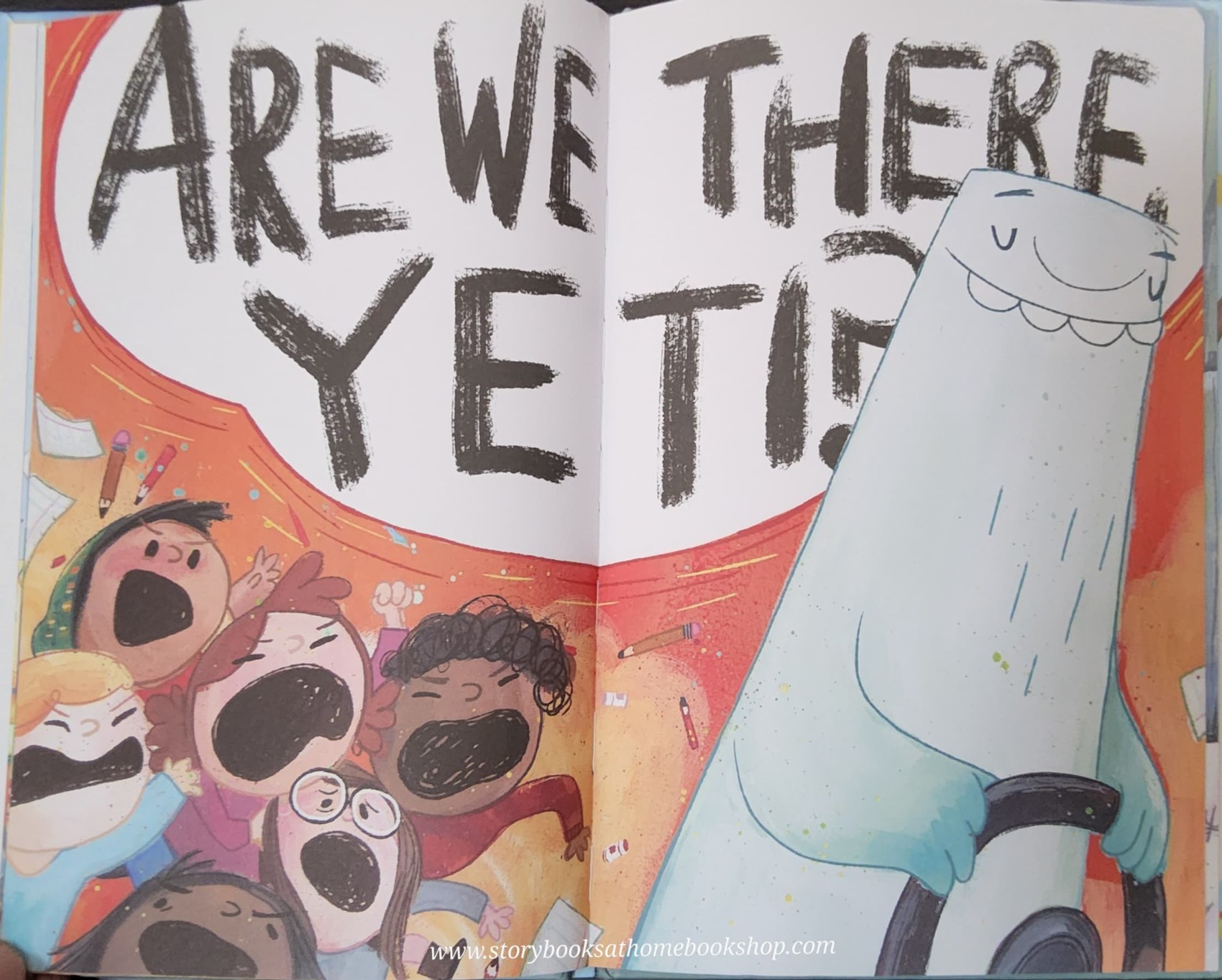 หนังสือนิทานปกแข็ง** ♥️ARE WE THERE, YETI? BY ASHLYN ASNTEE