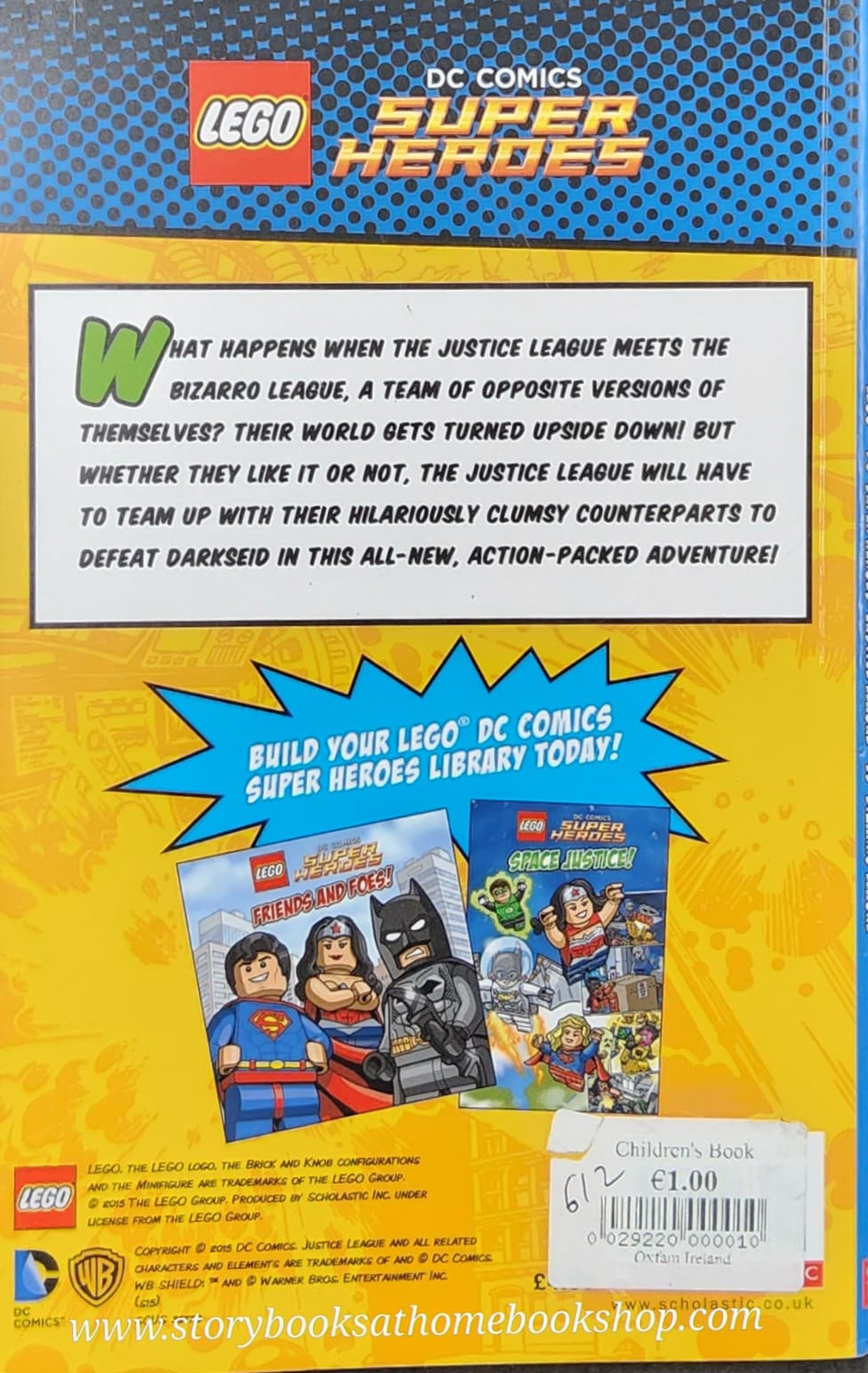 หนังสือนิทานปกอ่อน ** 🍅🍓THE LEGO DC COMICS SUPER HEROES JUSTICE LEAGUE vs BIZARRO LEAGUE