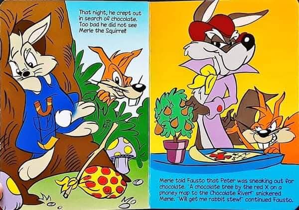 Board Book** 🍅🍓PETER COTTONTAIL THE CHOCOLATE RIVER