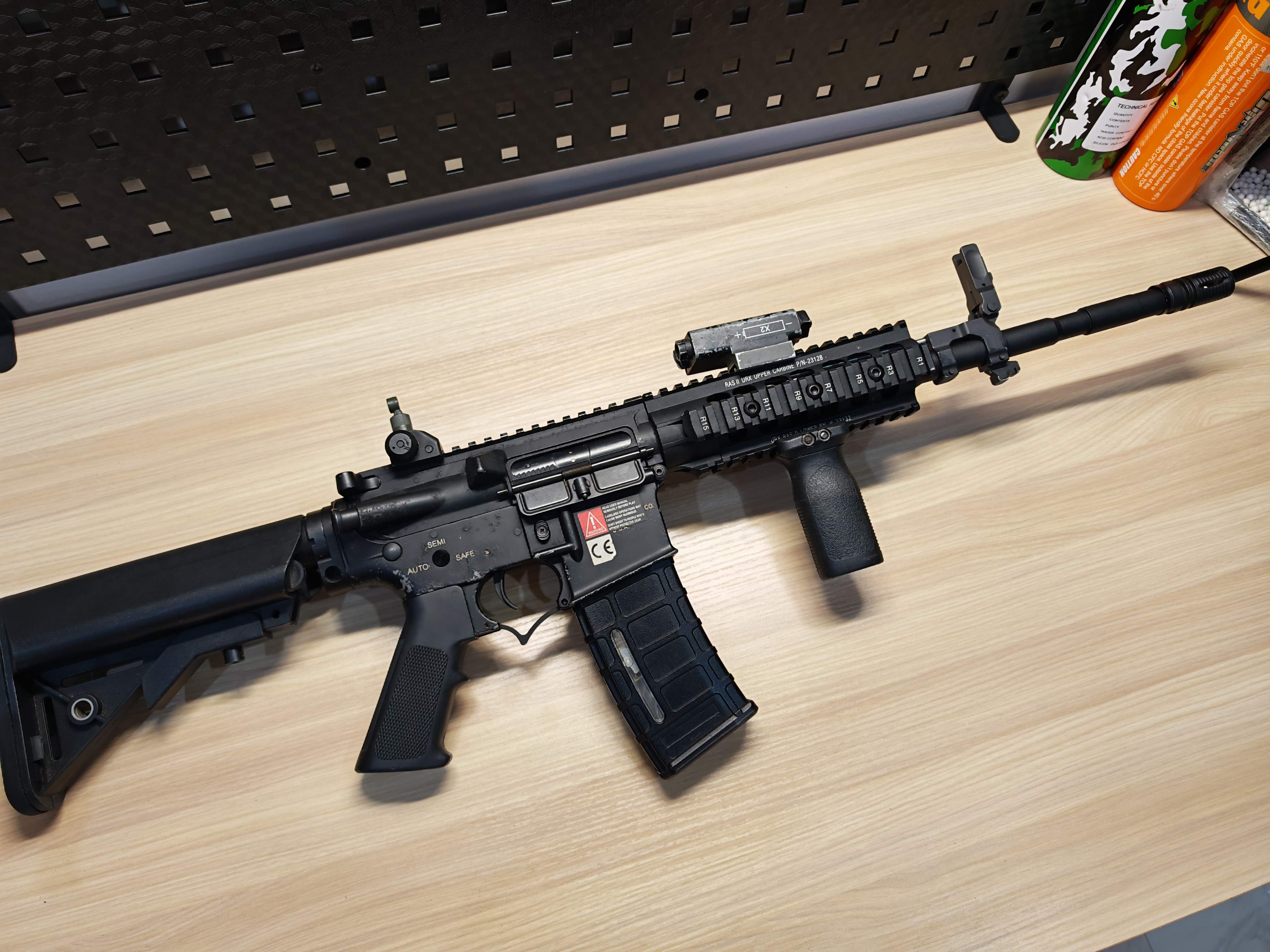 Golden Eagle M4 ติดบอร์ด BR แต่งเกียร์ มอเตอร์แต่ง เรทบอลสูง โลหะทั้งตัว AEG BB Gun บีบีกัน Airsoft Gun ปืนอัดลม ปืนยาวไฟฟ้า มือสอง