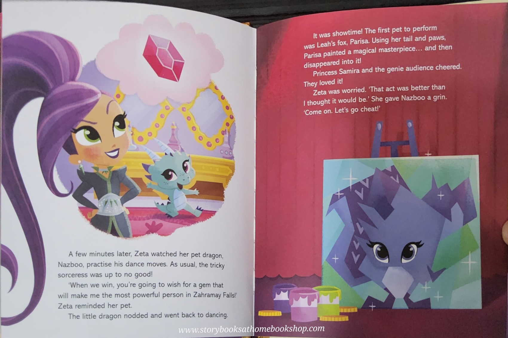 หนังสือนิทานปกแข็ง** 🍅🍓A TREASURE COVE STORY:SHIMMER SHINE PET TALENT SHOW