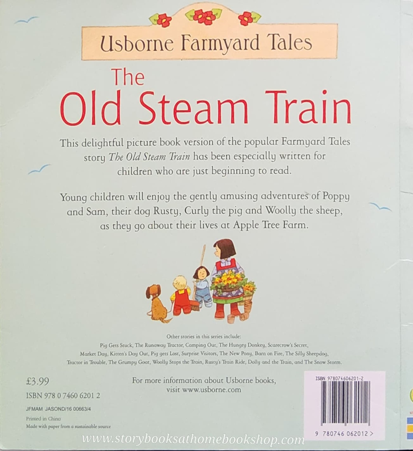 หนังสือนิทานปกอ่อน** 🍅🍅USBORNE FARMYARD TALES: THE OLD STEAM TRAIN