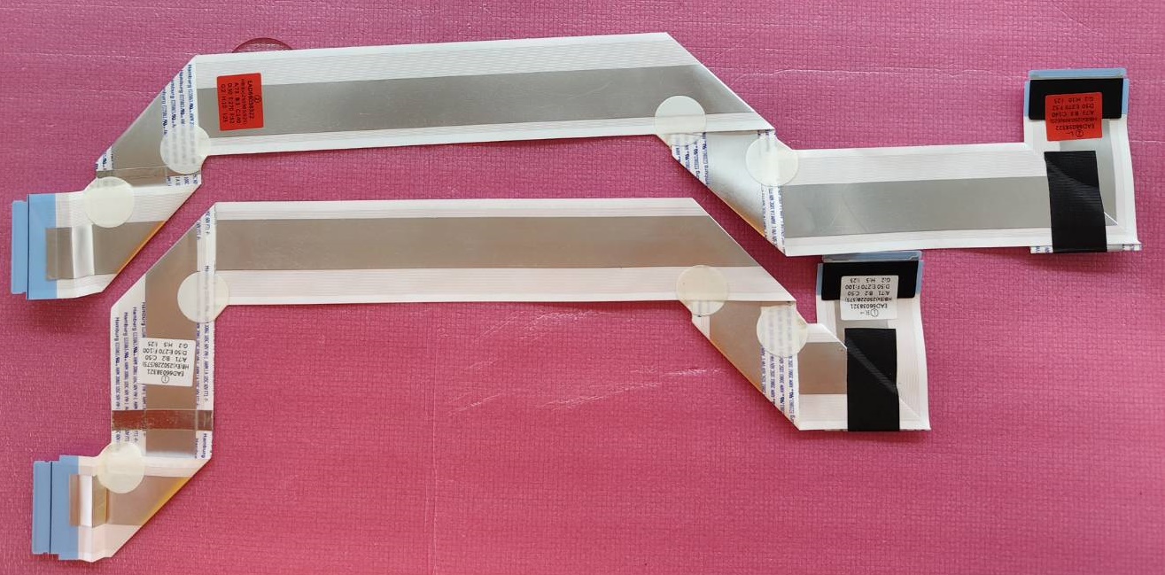 สายแพทีวี แอลจี LG ของแท้มือสองถอดจากเครื่องพร้อมใช้งาน รุ่น55QNED8ZASA.BTMD6JD พาร์ทEAD66038321 EAD66038322