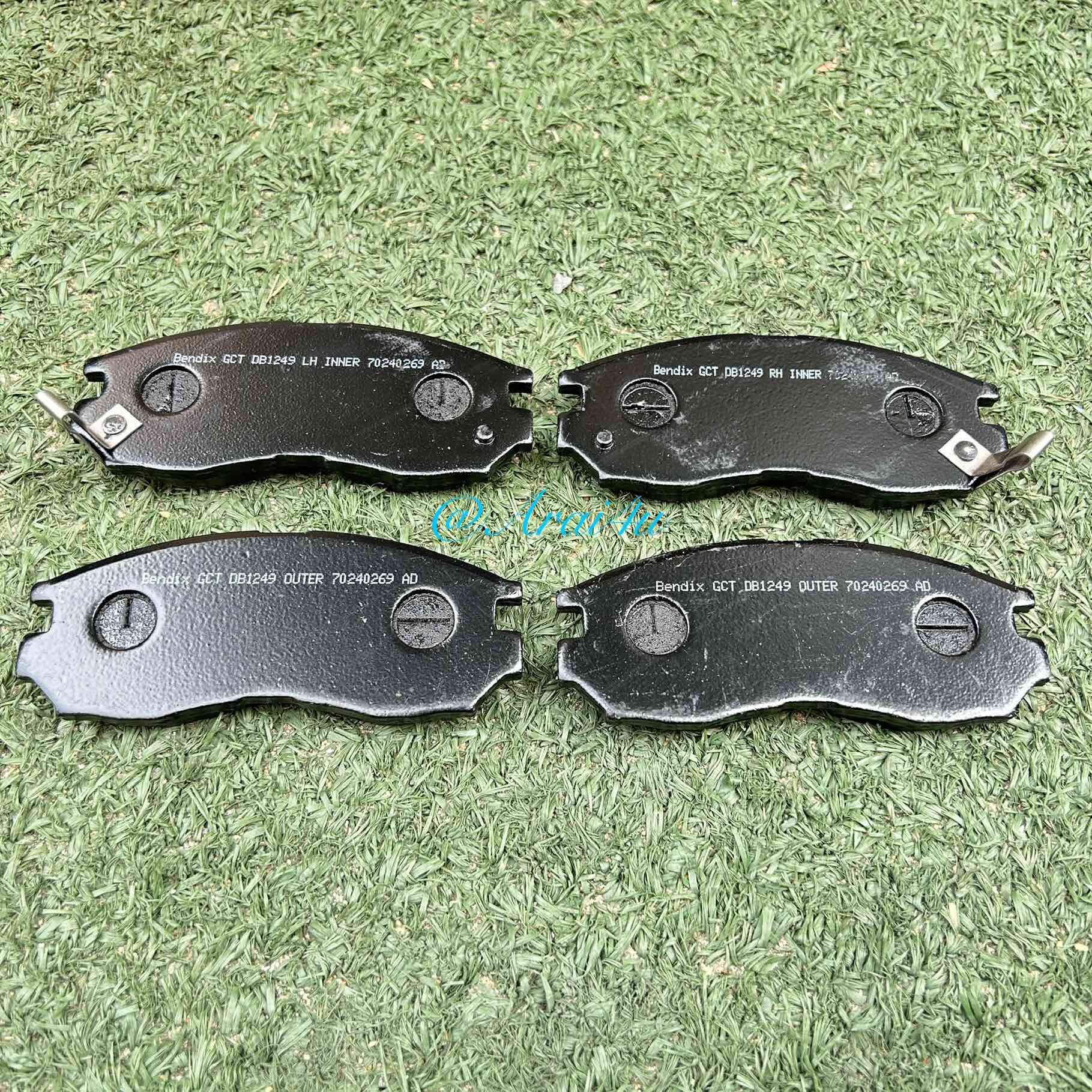 ผ้าเบรคหน้า MITSUBISHI GALANT 93-96ผ้าเบรคหน้า MITSUBISHI GALANT 93-96,สเปซแวกอน1.8,2.0 GLXI/สเปรซแวกอน/อัลติม่า(E55,E56)ปี91-97 BENDIX (DB1249GCT)
