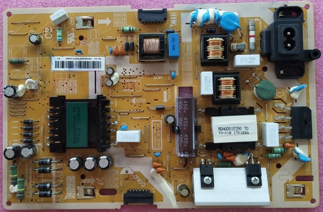 ซับพลายทีวีซัมซุง SAMSUNG ของมือสองถอดจากเครื่องพร้อมใช้งาน พาร์ท BN44-00872A BN44-00872C รุ่น HG49AE690DK HG55AE690DK UA49K6300AK UA55K5500AK UA55K6300AK