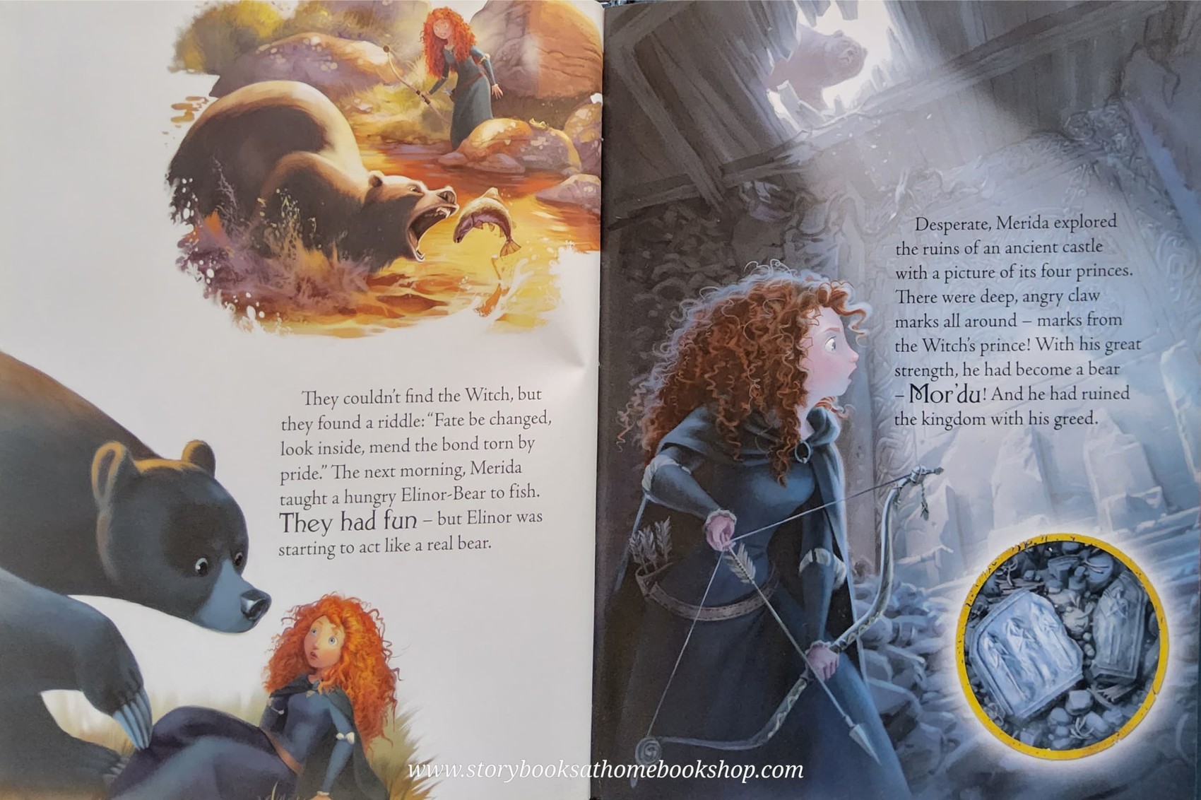 หนังสือนิทานปกแข็ง** 🍅🍅DISNEY PIXAR BRAVE MAGICAL STORY