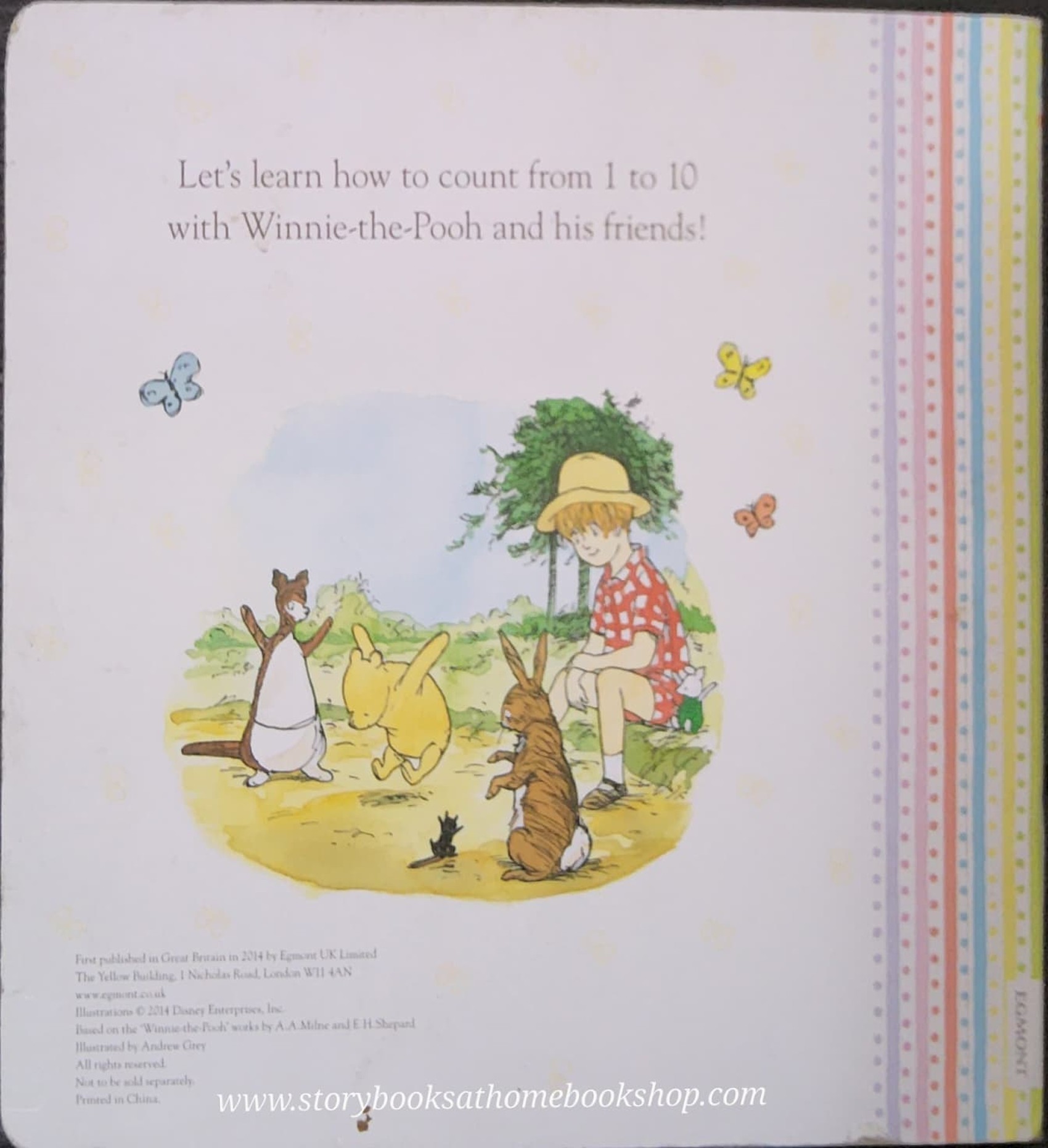 BOARD BOOK** 🍅🍅WINNIE-THE-POOH 123