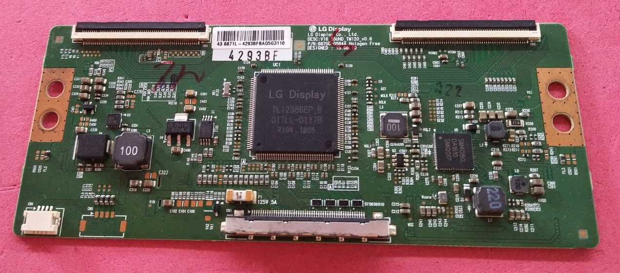 T-Con ทีคอน Panasonic (พานาโซนิค) ของแท้ถอดจากเครื่อง รุ่นTH-43EX400T TH-43DX400T พาร์ท 6870C-0584B 6870C-0584A