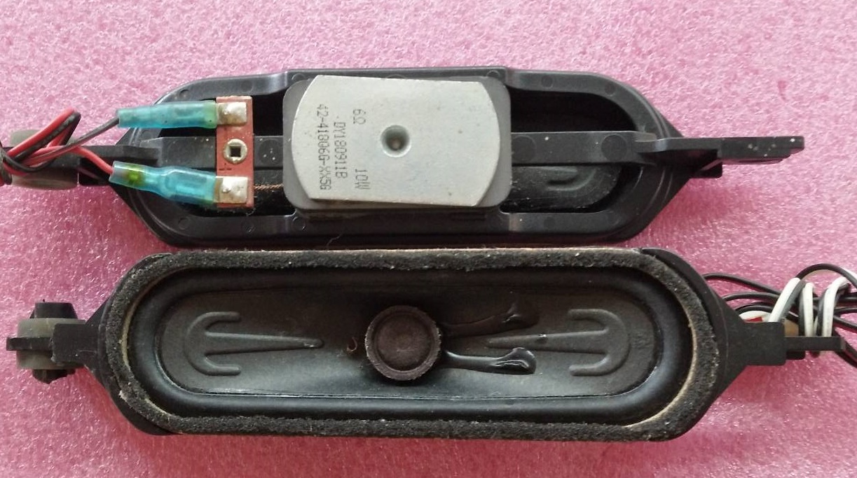 ลำโพงทีวี ทีซีแอล TCL ของแท้ถอดจากเครื่อง รุ่น32D3200 LED40D2930 พาร์ท 42-41806G-XX5G 6โอมห์ 10วัตต์