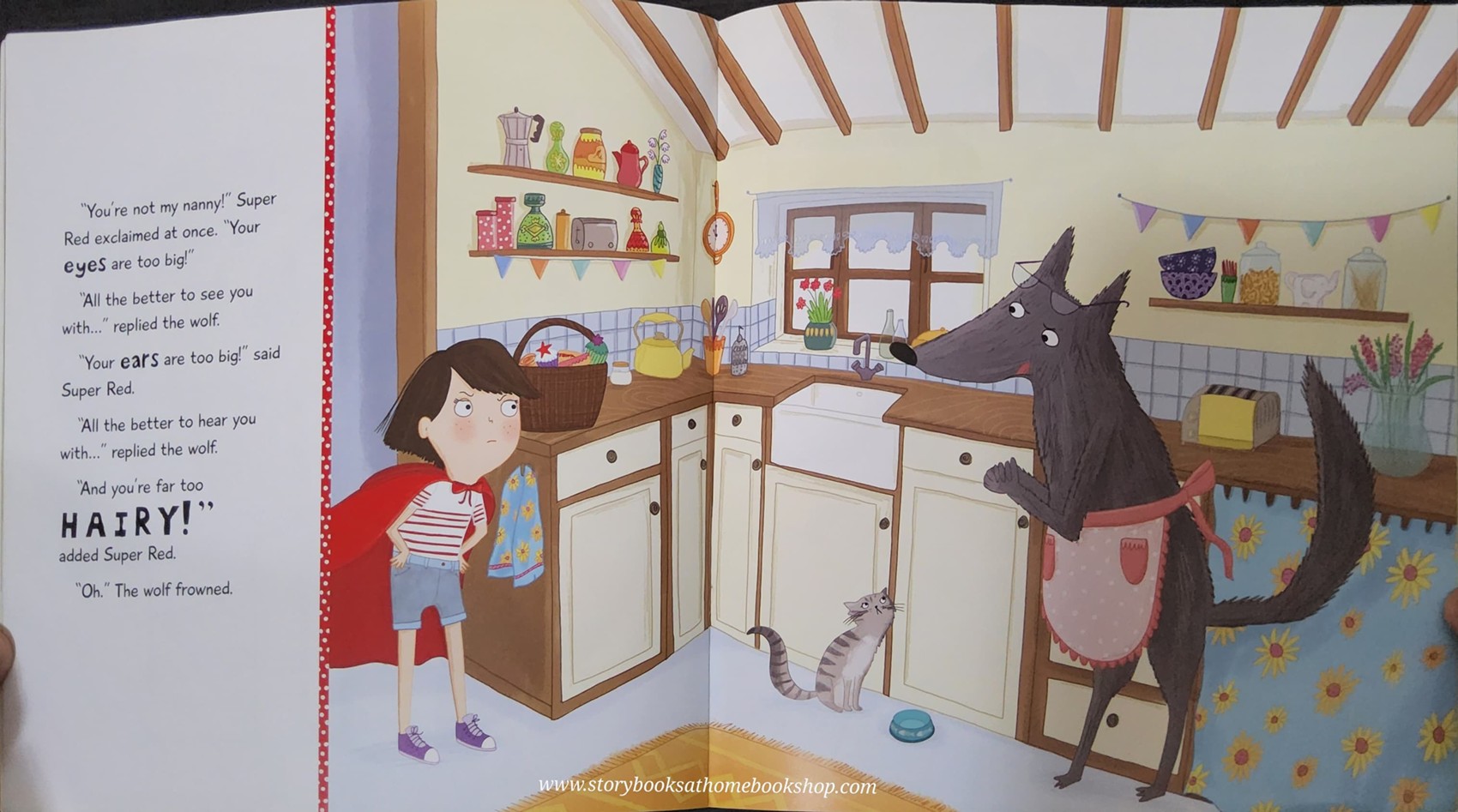 หนังสือนิทานปกอ่อน** 🍅🍓SUPER RED RIDING HOOD BY GEMMA CARY ♥️♥️