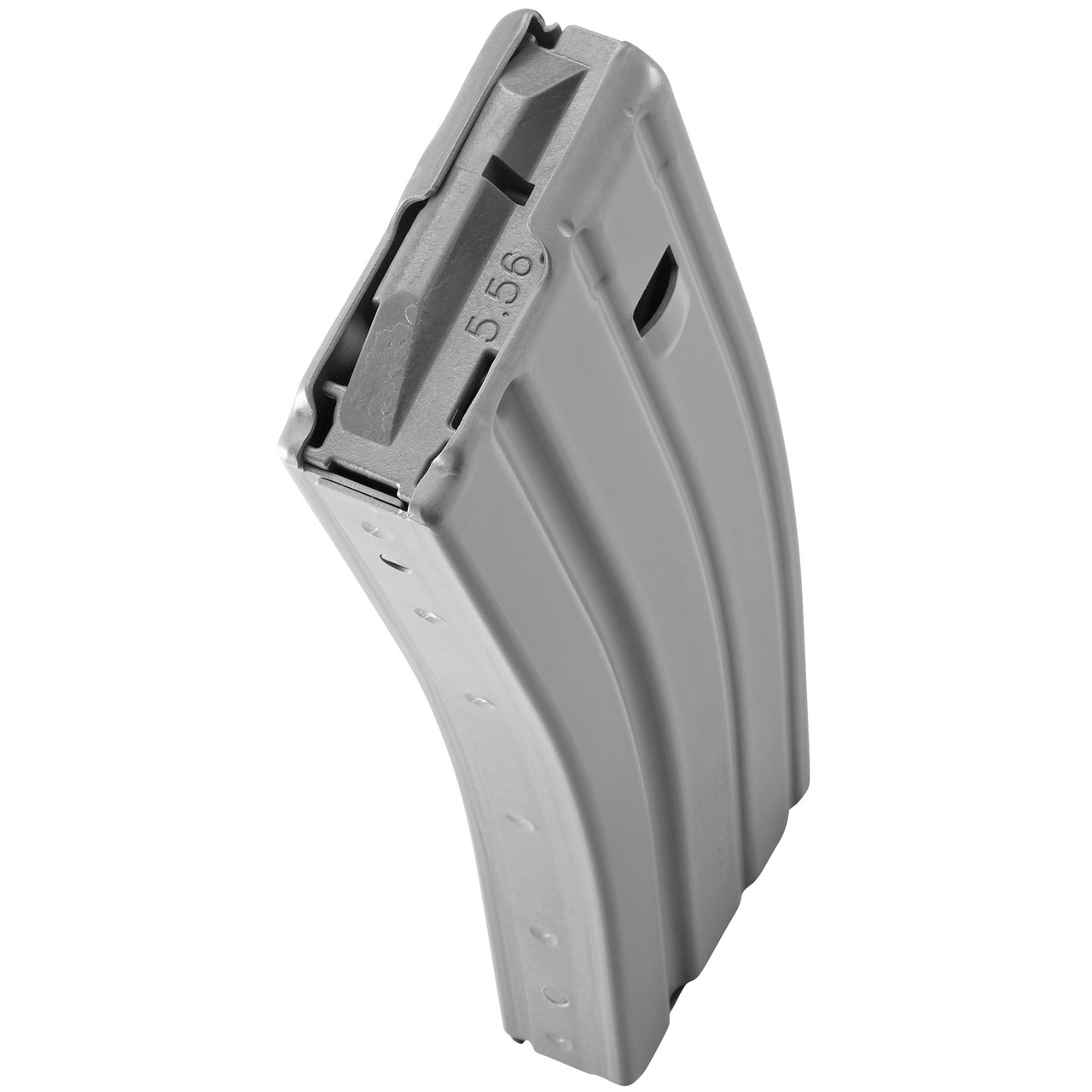 DURAMAG SPEED - AR 5.56/.223/300BLK (ALUMINUM) GRAY, GRAY ANTI-TILT FOLLOWER, 30 ROUND (แถมตัวบล็อกลูก -10RD)