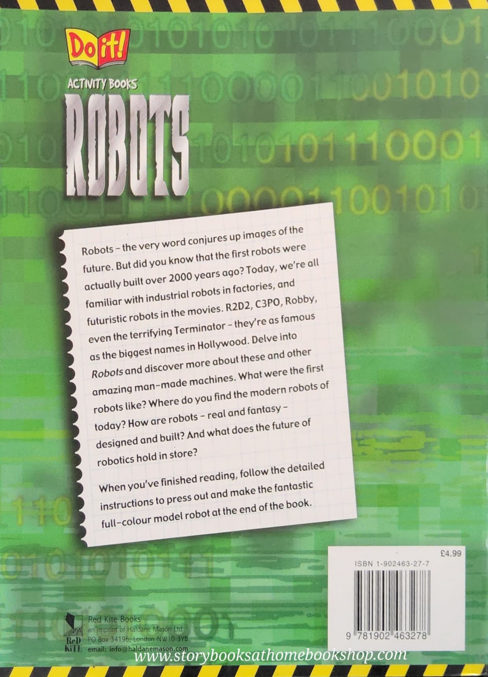 ACTIVITIES BOOK** ♥️♥️ROBOTS WITH ROBOT MODELS