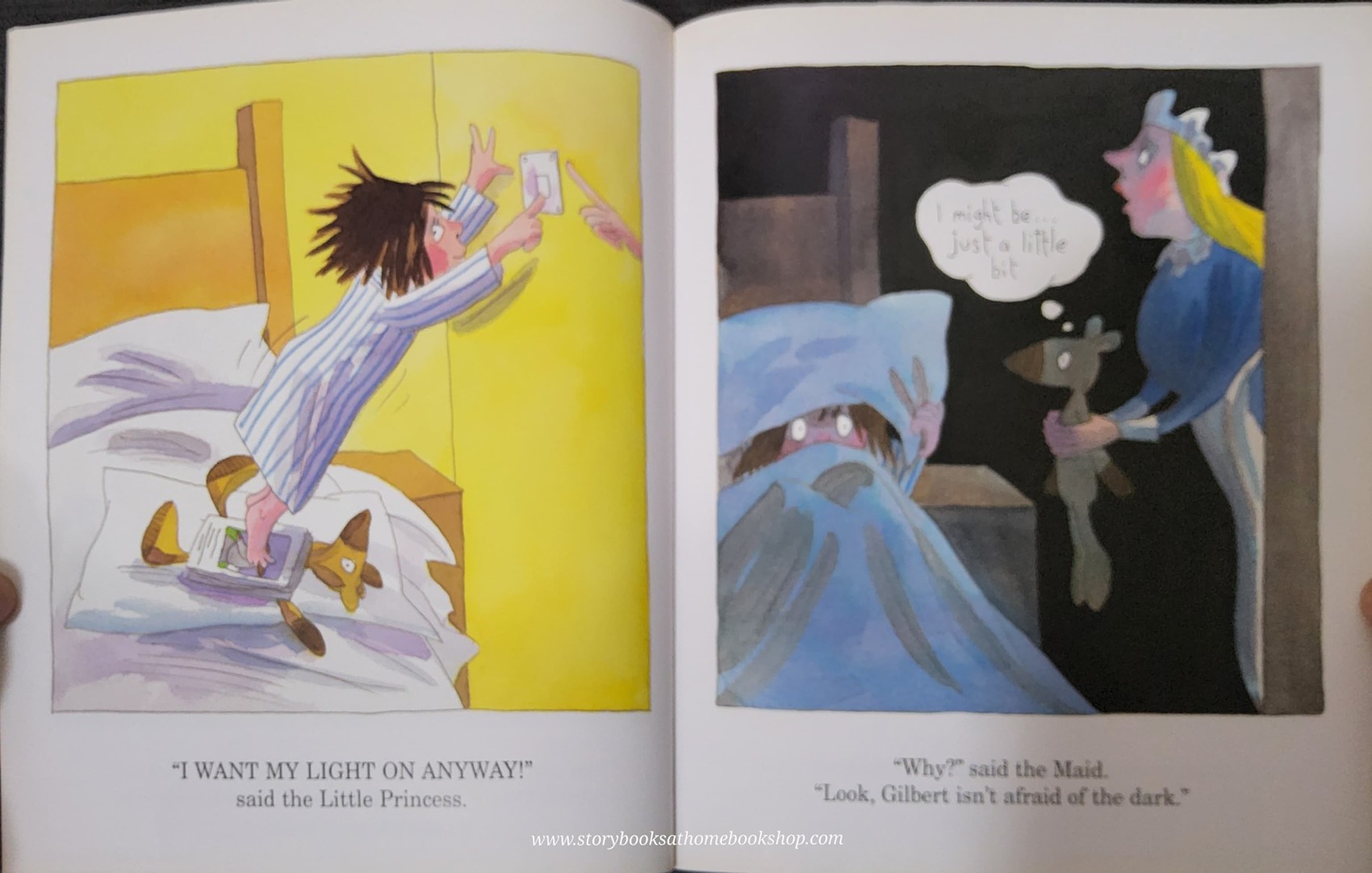 หนังสือนิทานปกอ่อน** 🍅🍓I WANT MY LIGHT ON! A LITTLE PRINCESS STORY BY TONY ROSS