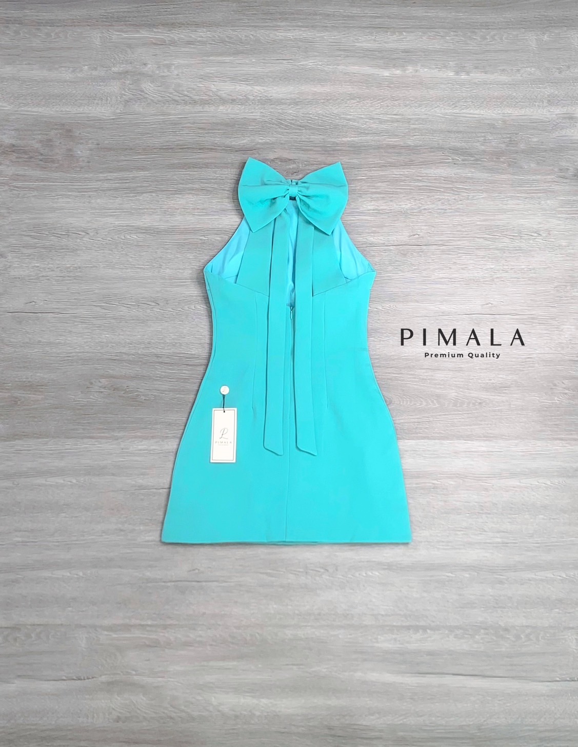 เดรส+เข็มกลัดโบว์ เดรสแขนกุดทรงเรียบๆแต่น่ารักมากกก