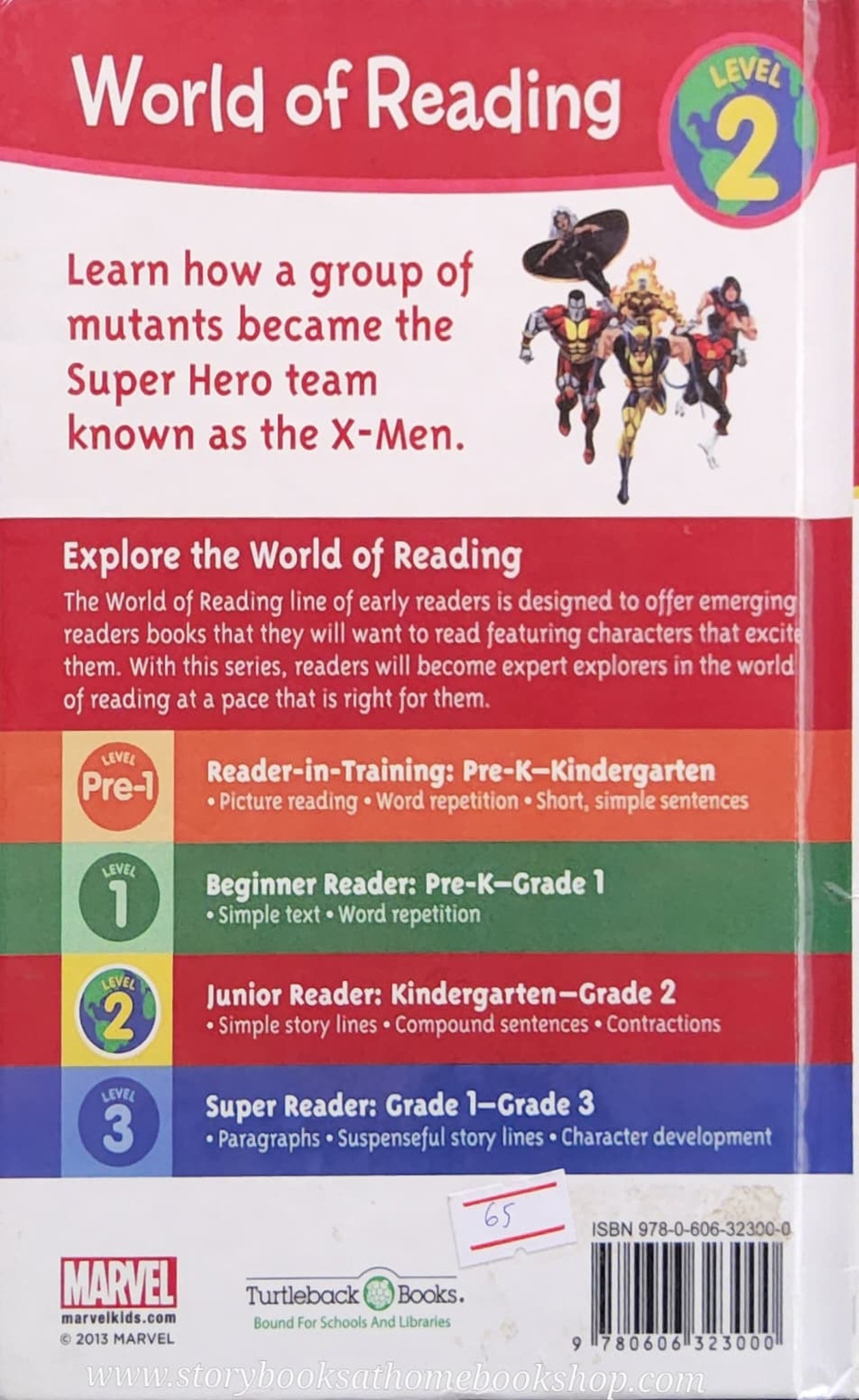 หนังสือนิทานปกแข็ง** 🍓🍓WORLD OF READING MARVEL X-MEN LEVEL2 ♥️♥️