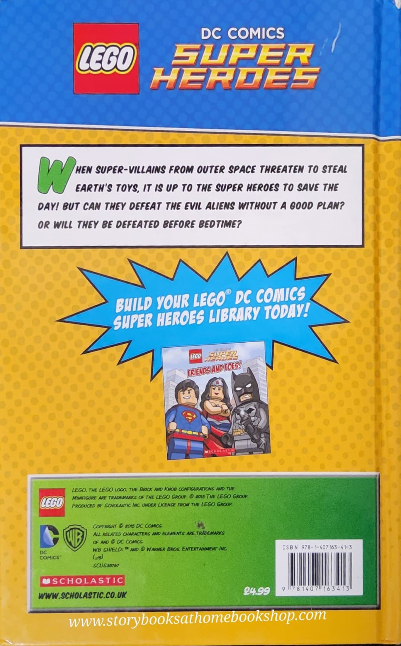 หนังสือนิทานปกแข็ง** 🍅🍓LEGO DC COMICS SUPER HEROES:SPACE JUSTICE!