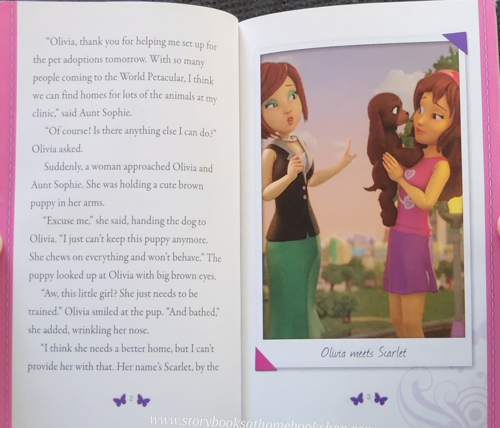 หนังสือนิทานปกอ่อน** 🍅🍓LEGO FRENDS NEW GIRL IN TOWN