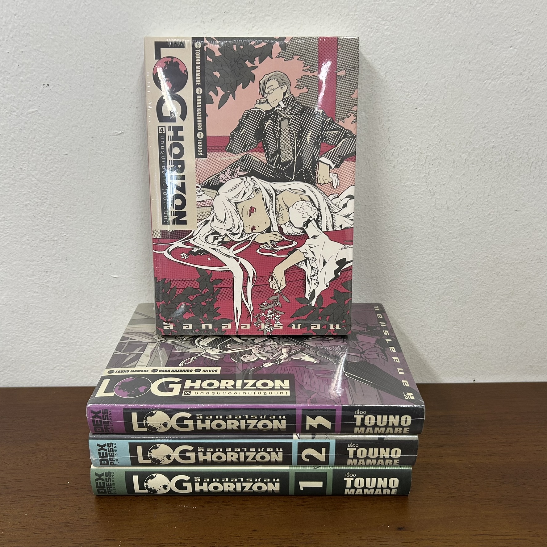 [LIGHT NOVEL] Log Horizon ล็อกฮอไรซอน เล่ม 1-4 ... Touno Mamare (มือสอง) นิยาย LN ไลท์โนเวล