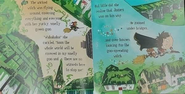 หนังสือนิทานปกแข็ง** 🍅🍓JAMES THE WIZARDS NEED YOUR HELP!