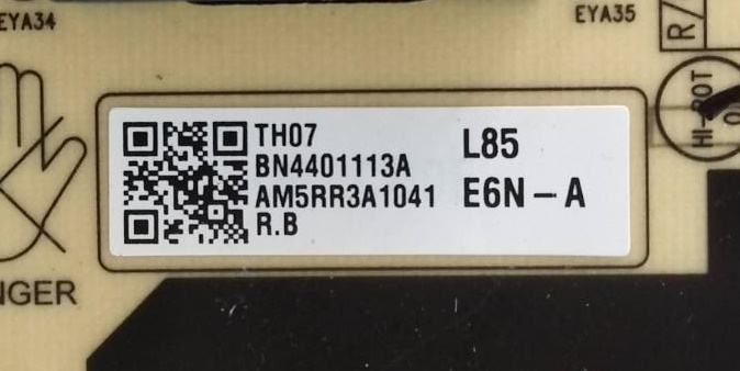 ซัพพลายทีวี ซัมซุง SAMSUNG ของแท้ถอดจากเครื่อง รุ่นUA85AU8100 พาร์ท BN44-01113A