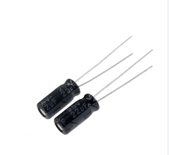 ตัวเก็บประจุแบบอิเล็กโทรไลติกอลูมิเนียม4 × 7มม 22UF/25V