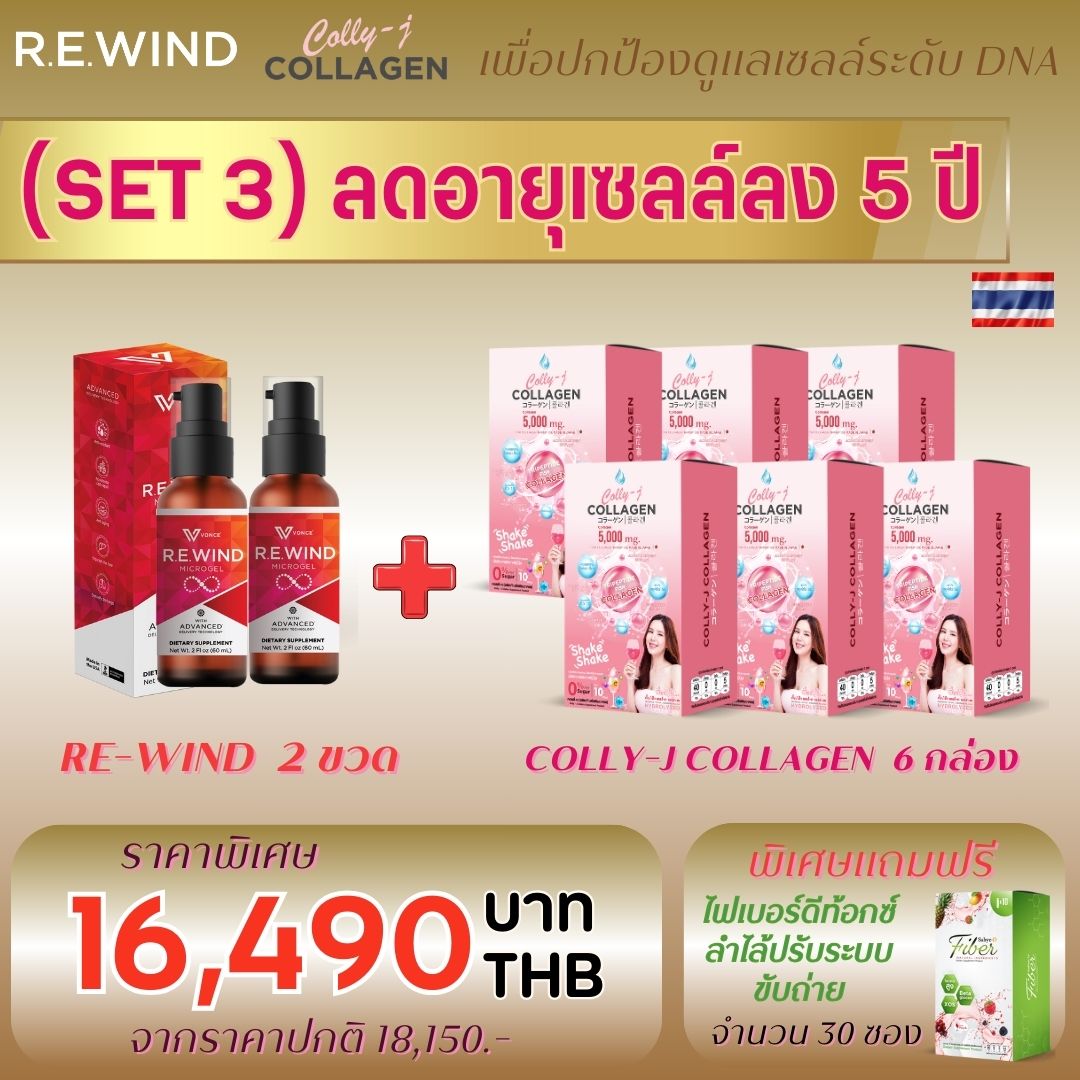 RE-WIND ลดอายุเซลล์ลง 5 ปี
