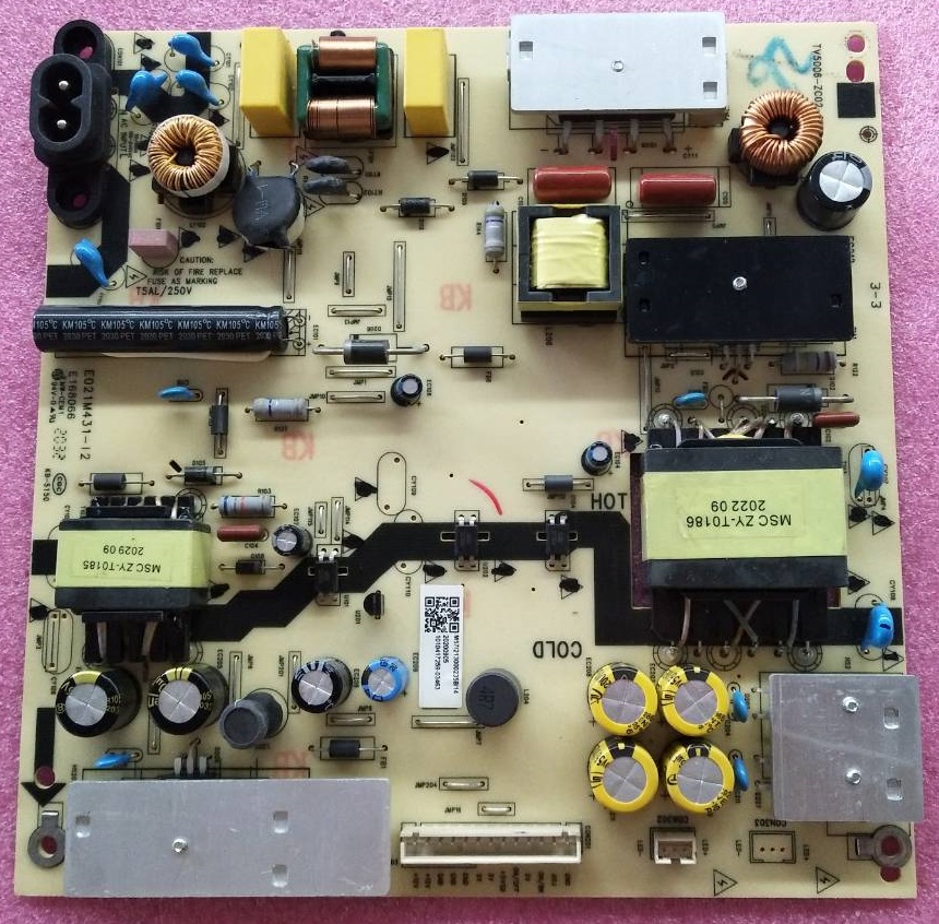 เพาเวอร์ซัพพลายทีวีไฮเออร์ HAIER มือสองพร้อมใช้งาน รุ่นLE50K8000UA พาร์ทติดบอร์ดE021M431-12 E168066