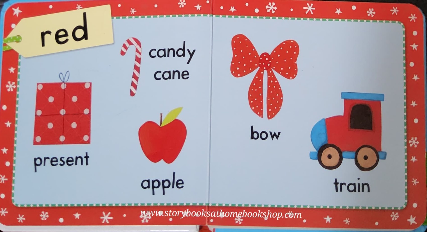 BOARD BOOK ** 🍅🍓CHRISTMAS COLOURS