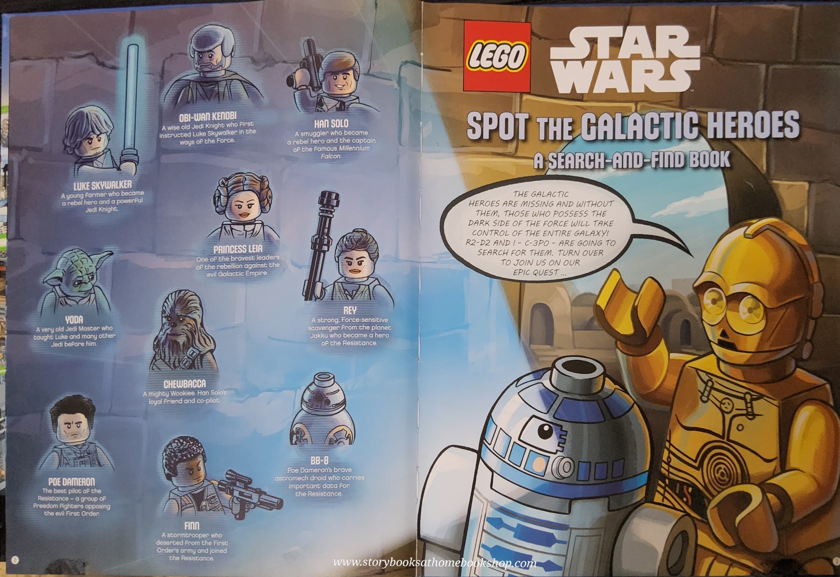 PUZZLE BOOK** ð
ðLEGO STARWARS SPOT THE GALACTIC HEROES