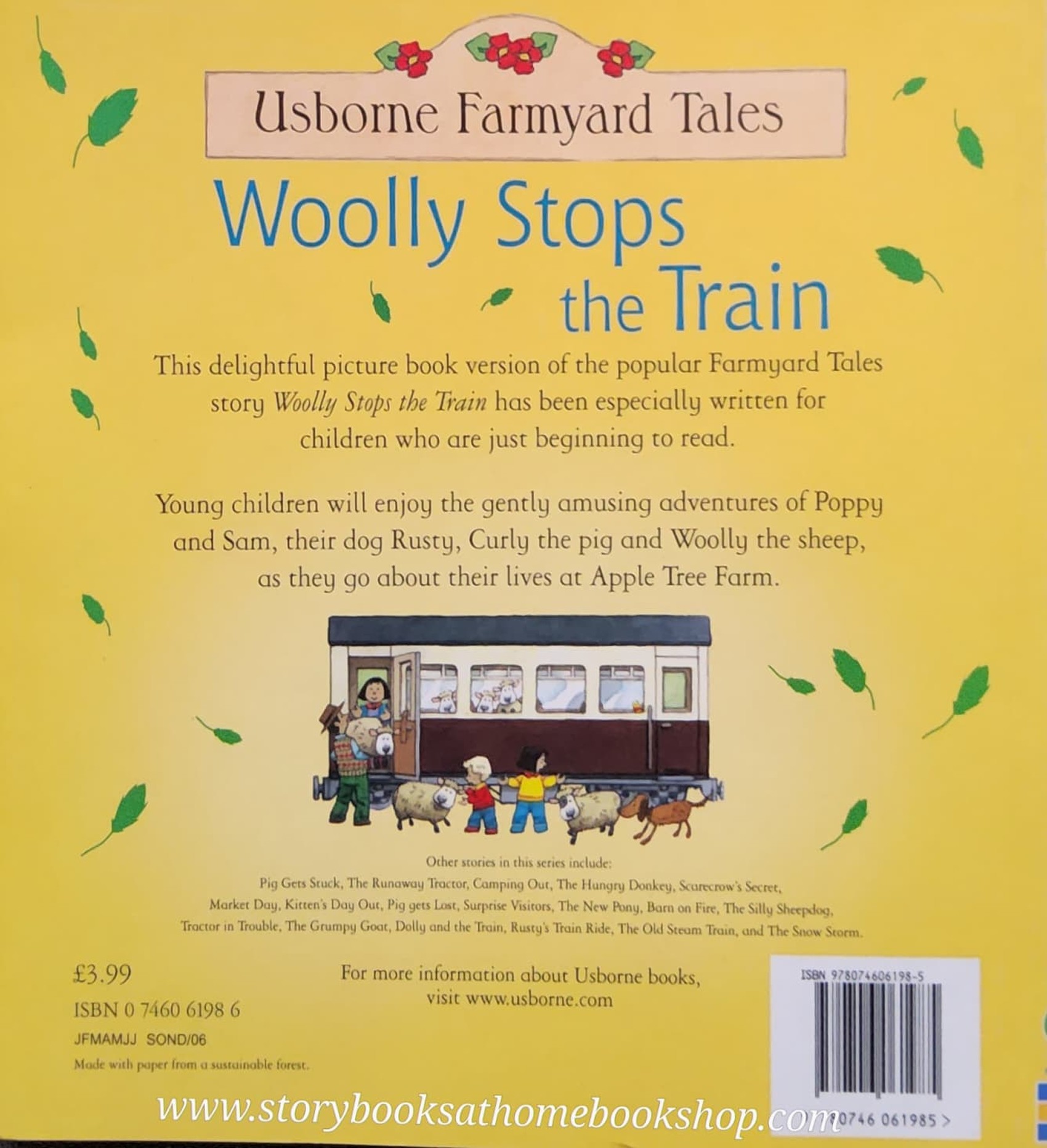 หนังสือนิทานปกอ่อน** 🍅🍓USBORNE FARMYARD TALES: WOOLY STOPS THE TAIN