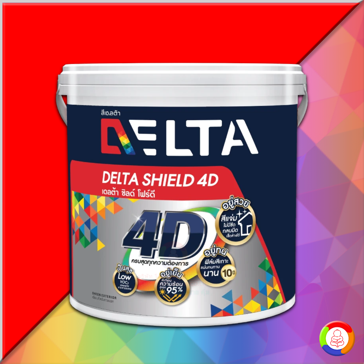 Delta Shield 4D for Exterior Sheen