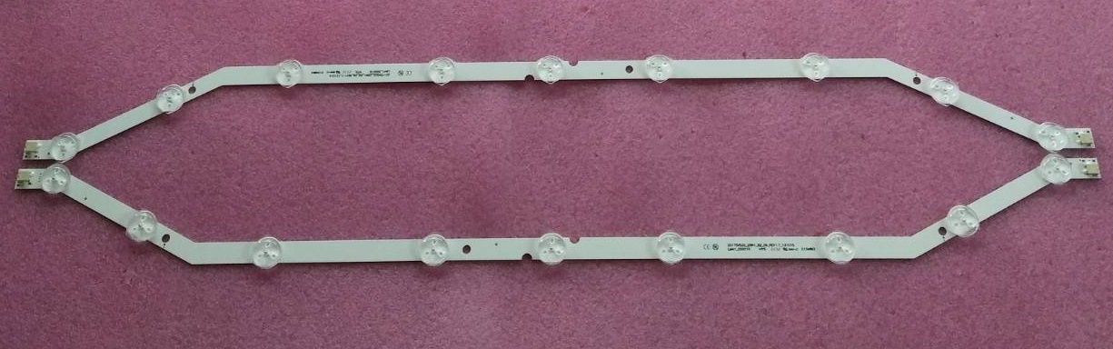 หลอดแบล็คไลท์ทีวี ซัมซุง SAMSUNG ใหม่โรงงาน รุ่นUA32EH4003AK UA32FH4003 UA32H4303 UA32G4303AK HG32AB460GW HG32AC470G1 (หลอดโค้ง+โค้ง แถวละ 9เม็ด2แถว) )