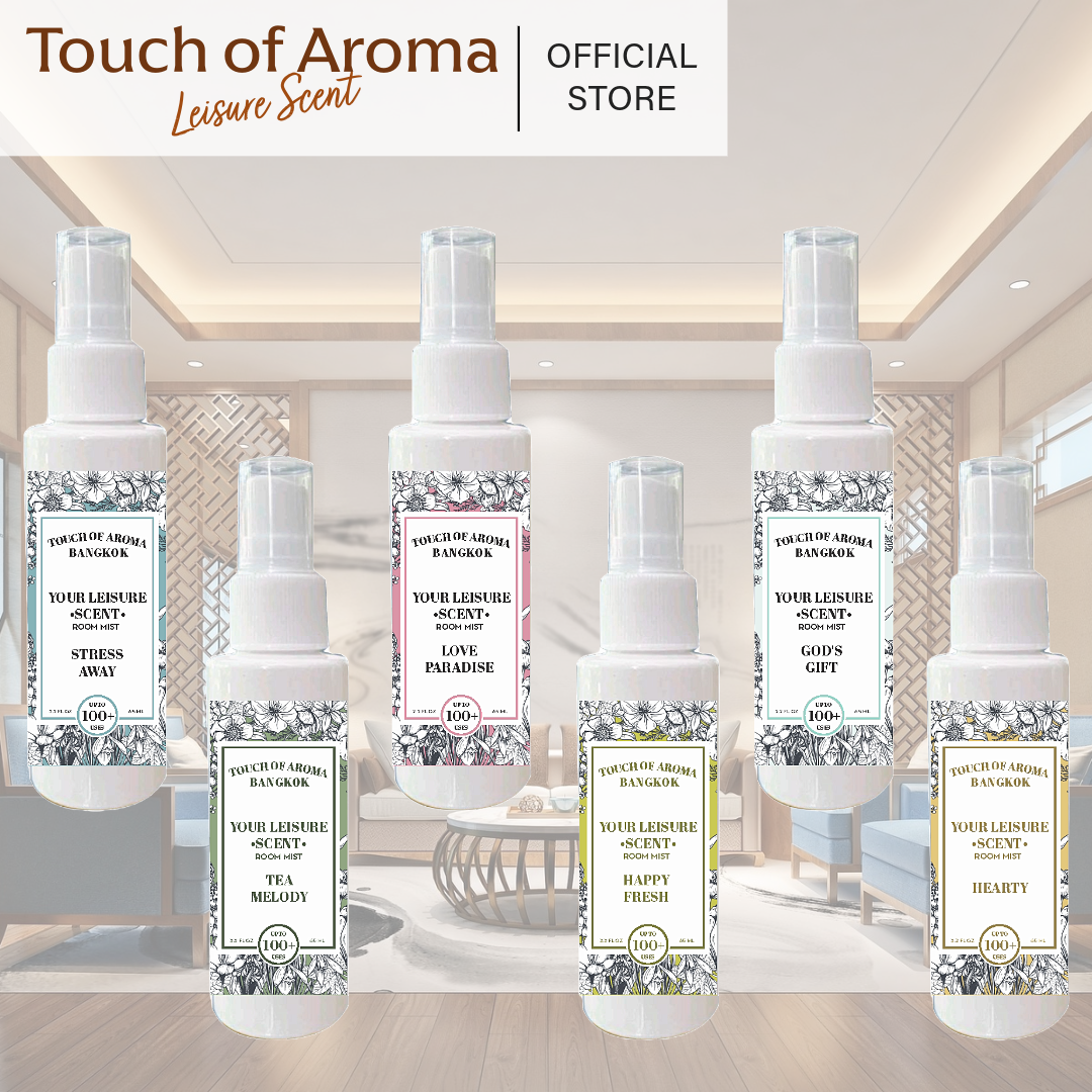 [Room Mist Series] Stress Away, Love Paradise, Hearty, God's Gift, Tea Melody, Happy Fresh - Spray 65 ml.