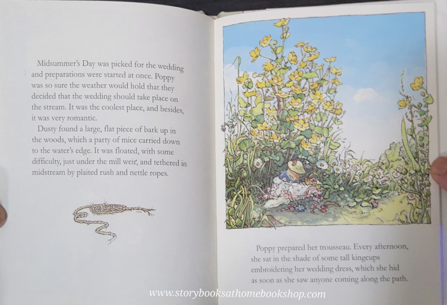 หนังสือนิทานปกแข็ง** 🍅🍓BRABLY HEDGE SUMMER STORY BY JILL BARKLEM