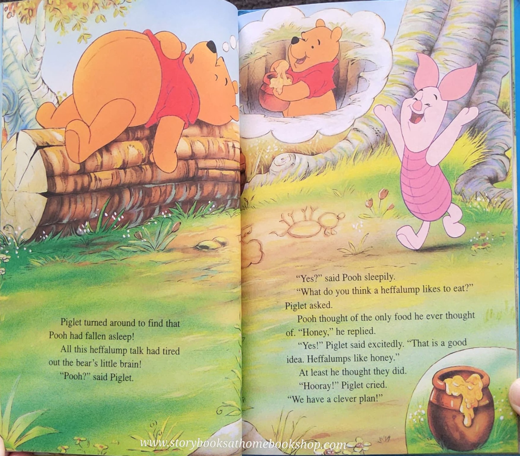 หนังสือนิทานปกแข็ง** 🍓🍓DISNEY'S POOH HOW TO CATCH A HEFFALUMP