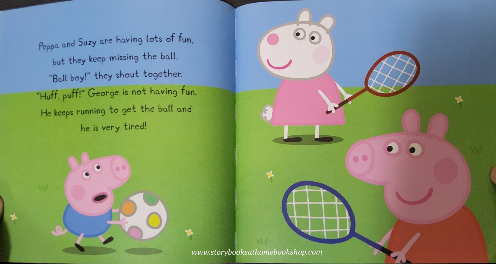 หนังสือนิทานปกอ่อน ** 🍅🍓PEPPA PIG PEPPA PLAYS FOOTBALL