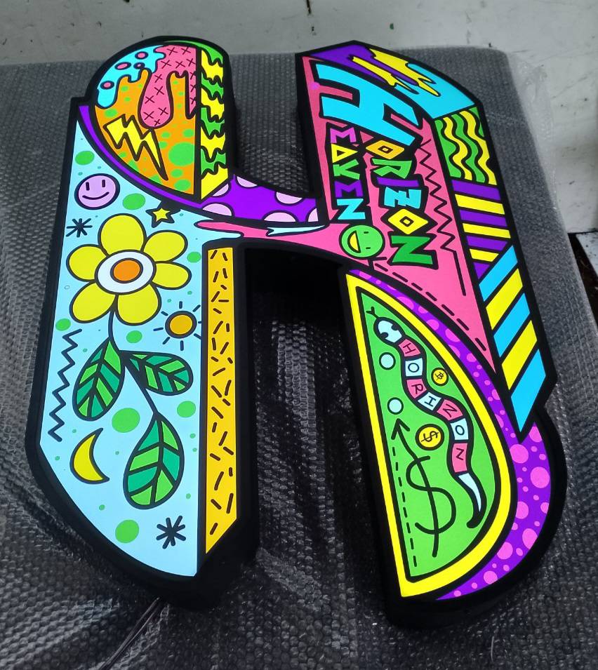 #ป้ายกล่องไฟไดคัท #ป้ายกล่องไฟออกหน้า