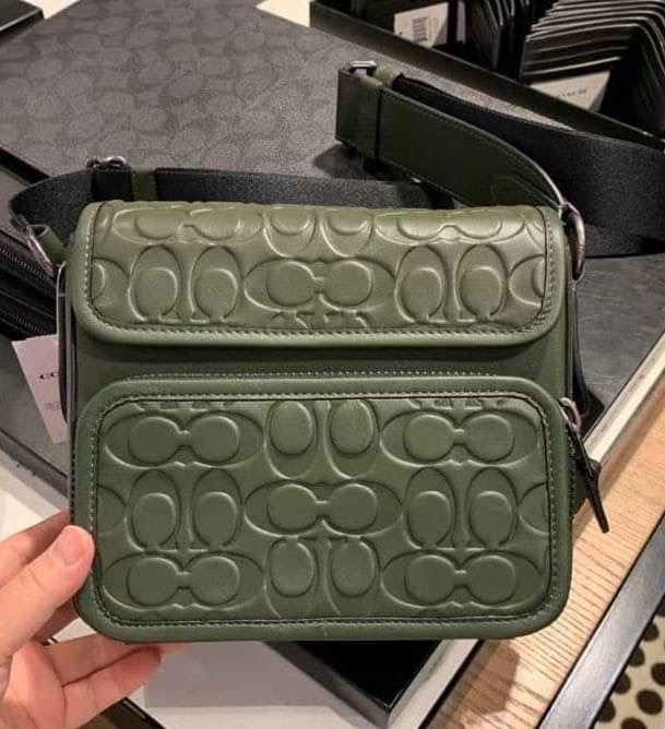 New Coach Sullivan Flap Crossbody In Signature Leather