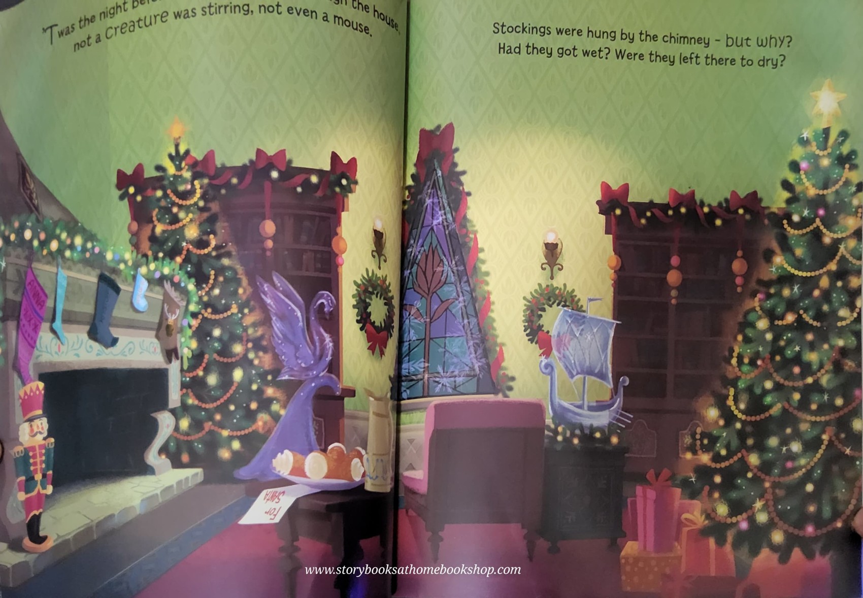 หนังสือนิทานปกอ่อน** 🍅🍓DISNEY FROZEN OLAF'S NIGHT BEFORE CHRISTMAS