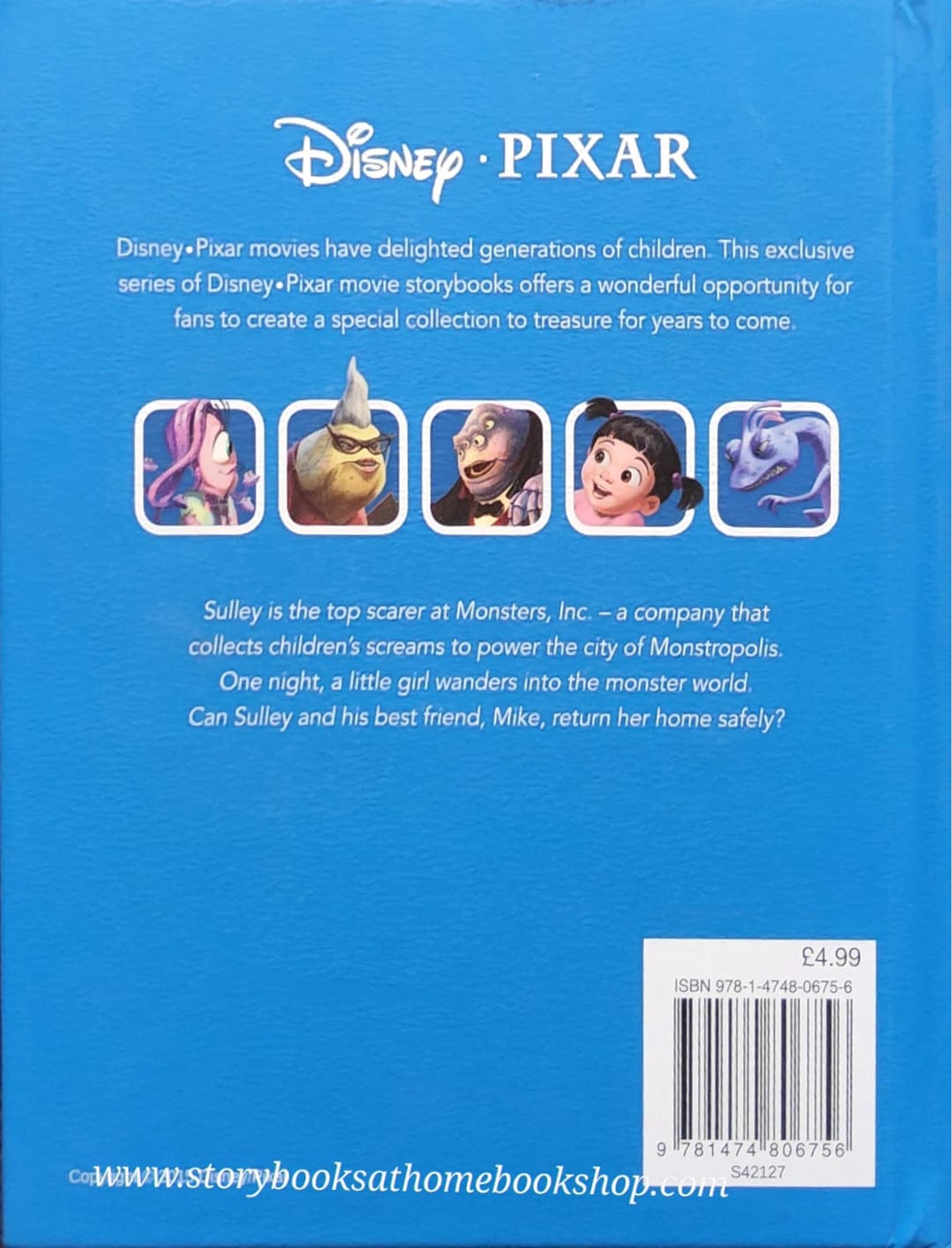 หนังสือนิทานปกแข็ง** 🍅🍓DISNEY:MONSTERS, INC