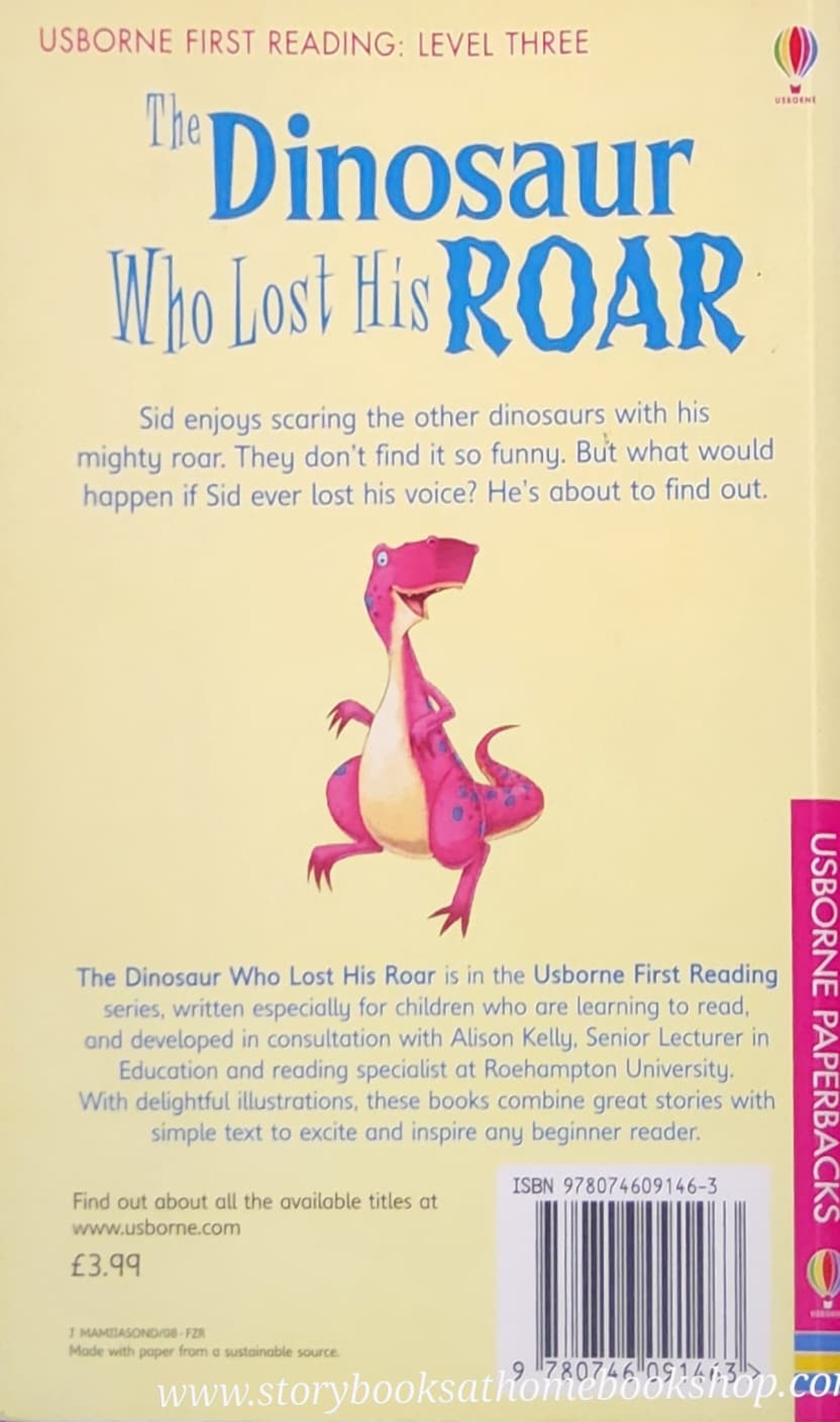 หนังสือนิทานปกอ่อน** ♥️USBORNE FIRST READING: THE DINOSAUR WHO LOST HIS ROAR