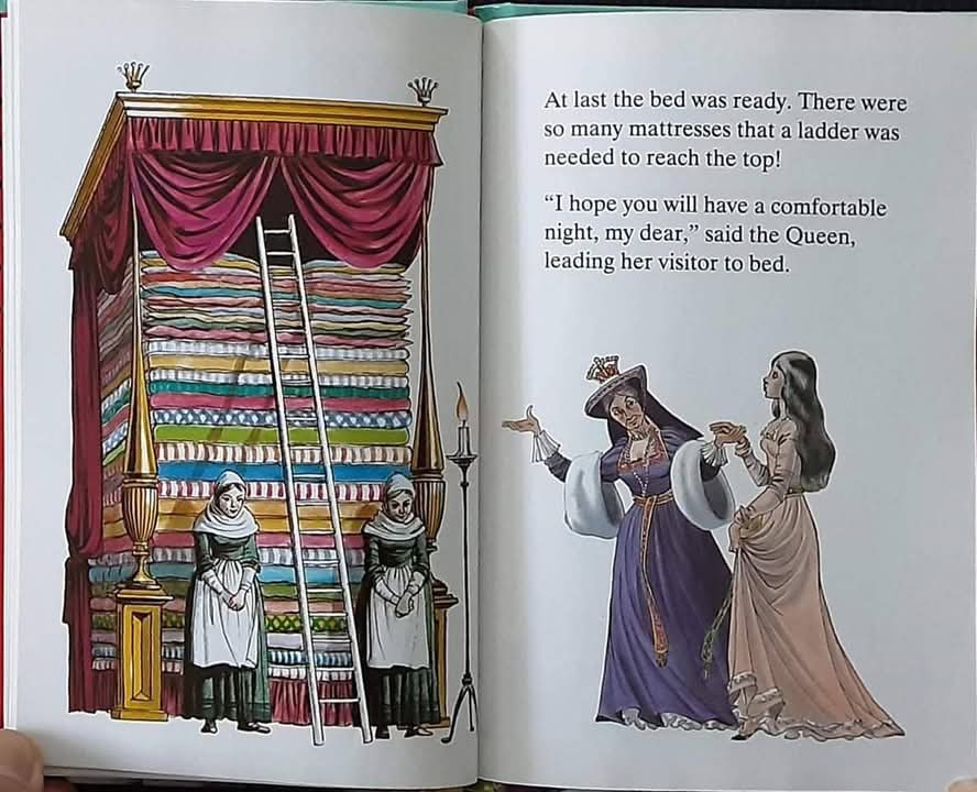 หนังสือนิทานปกแข็ง** 🍅🍅FAVOURITE TALES:THE PRINCESS AND THE PEA