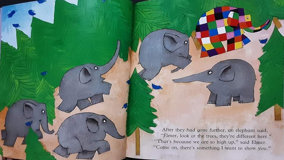 หนังสือนิทานปกอ่อน** 🍅🍅ELMER IN THE SNOW BY DAVID MCKEE