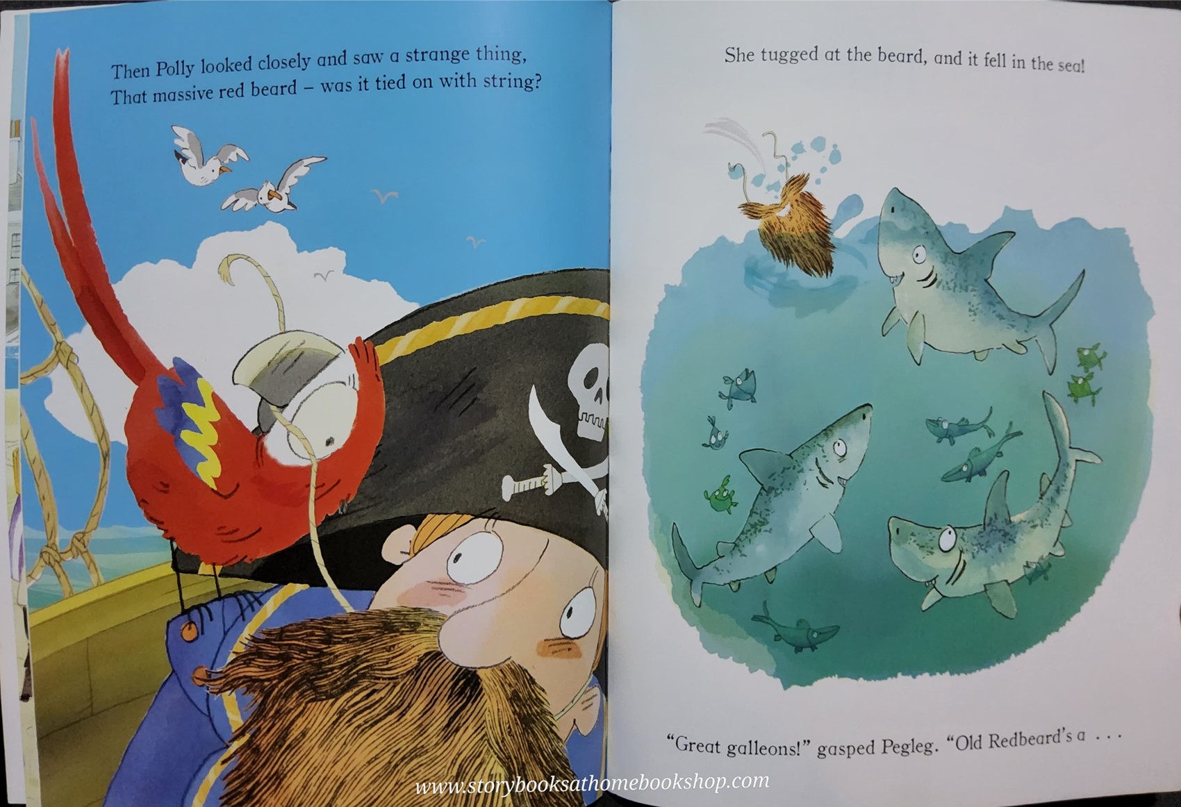 หนังสือนิทานปกอ่อน** ♥️POLLY PARROT PICK A PIRATE♥️