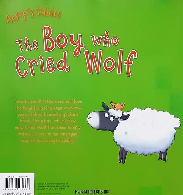 หนังสือนิทานปกอ่อน** 🍅🍓AESOP'S FABLES THE BOY WHO CRIED WOLF
